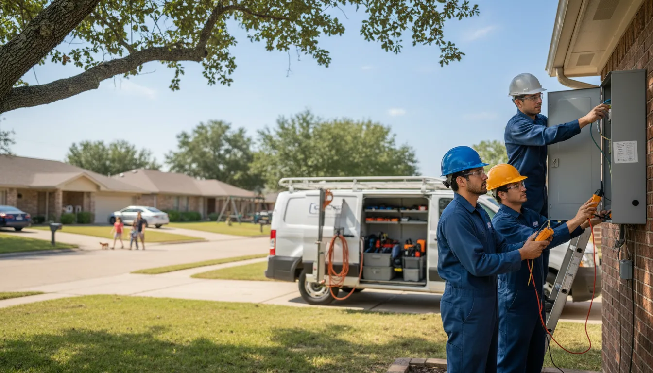 Certified electrician providing emergency electrical services in Parnell, MO